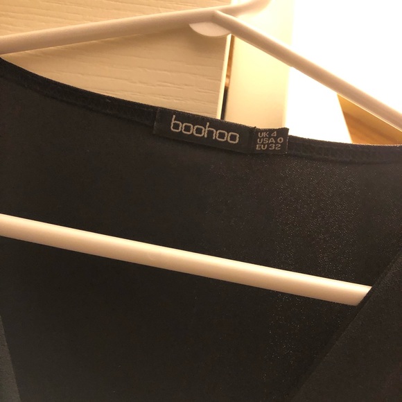 3/20 Boohoo Size 0 Black Dress xs - Picture 2 of 2
